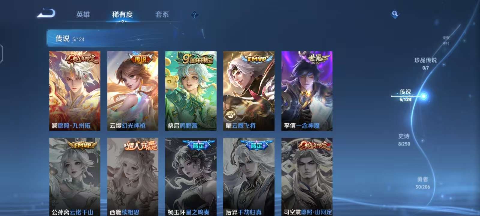 WZKM3135242王者荣耀账号详情图4 WZKM3135242王者荣耀账号详情图4