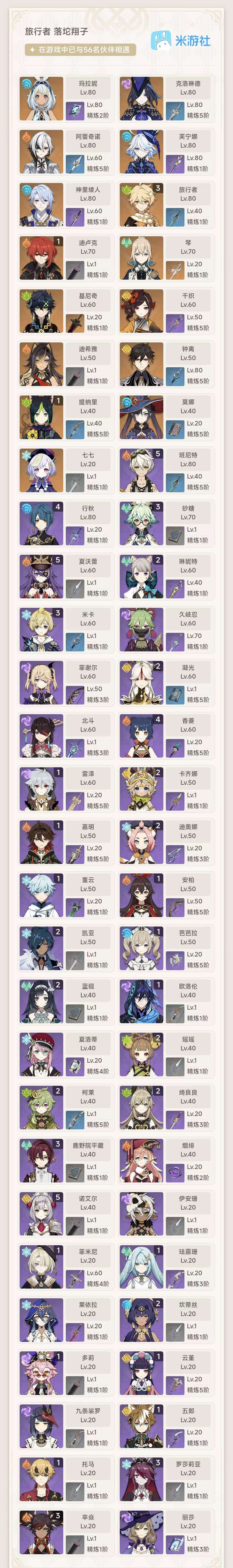 YSKM32822原神账号详情图7 YSKM32822原神账号详情图7