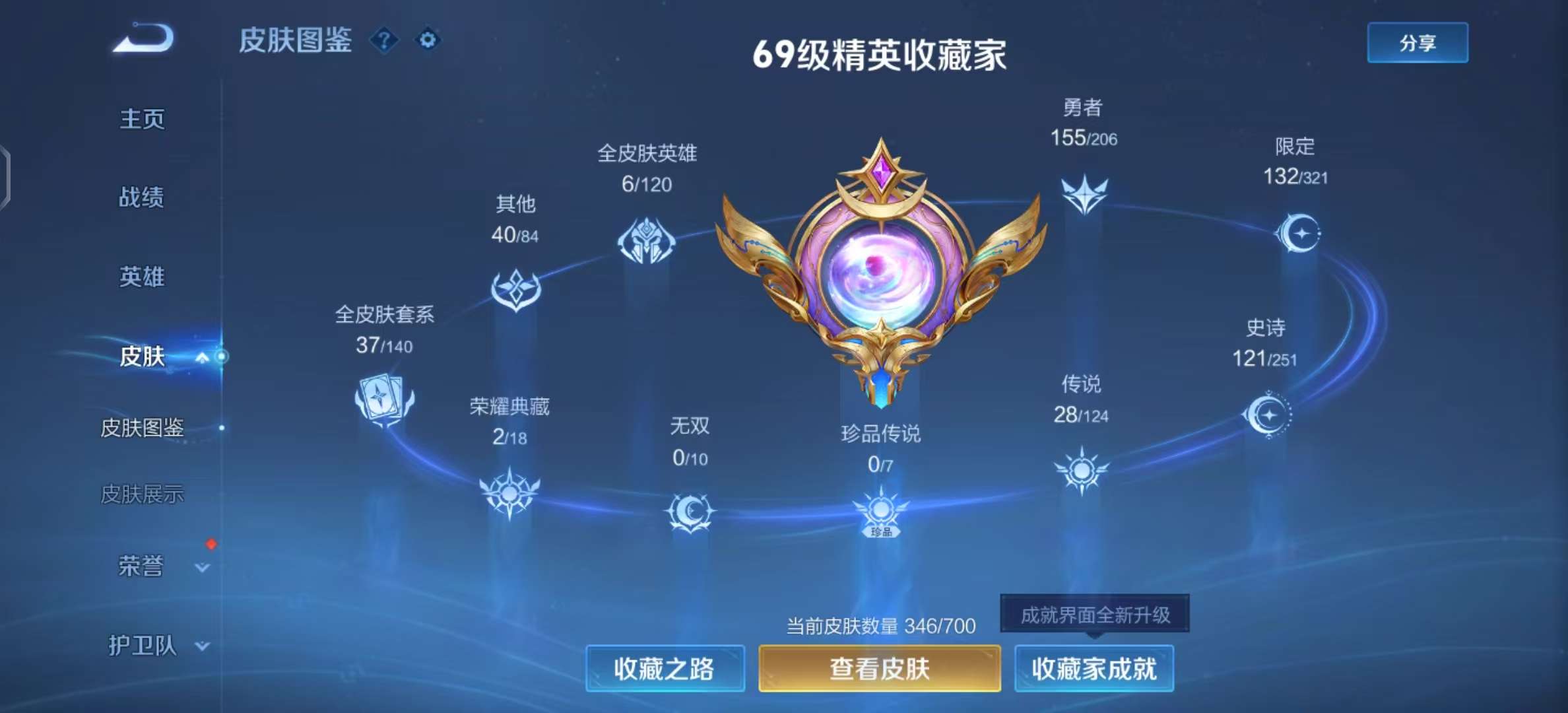 WZKM3138470王者荣耀账号详情图2 WZKM3138470王者荣耀账号详情图2