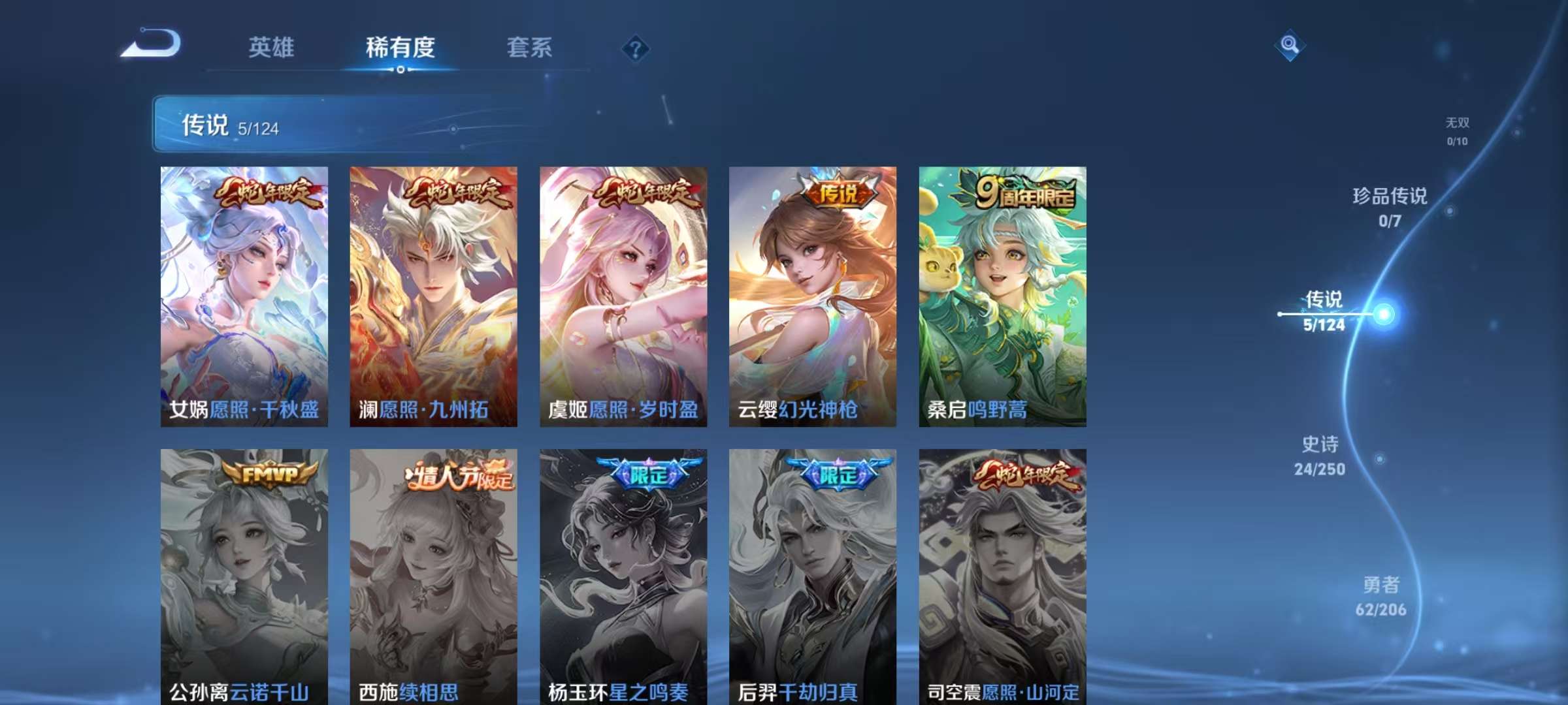 WZKM3145095王者荣耀账号详情图3