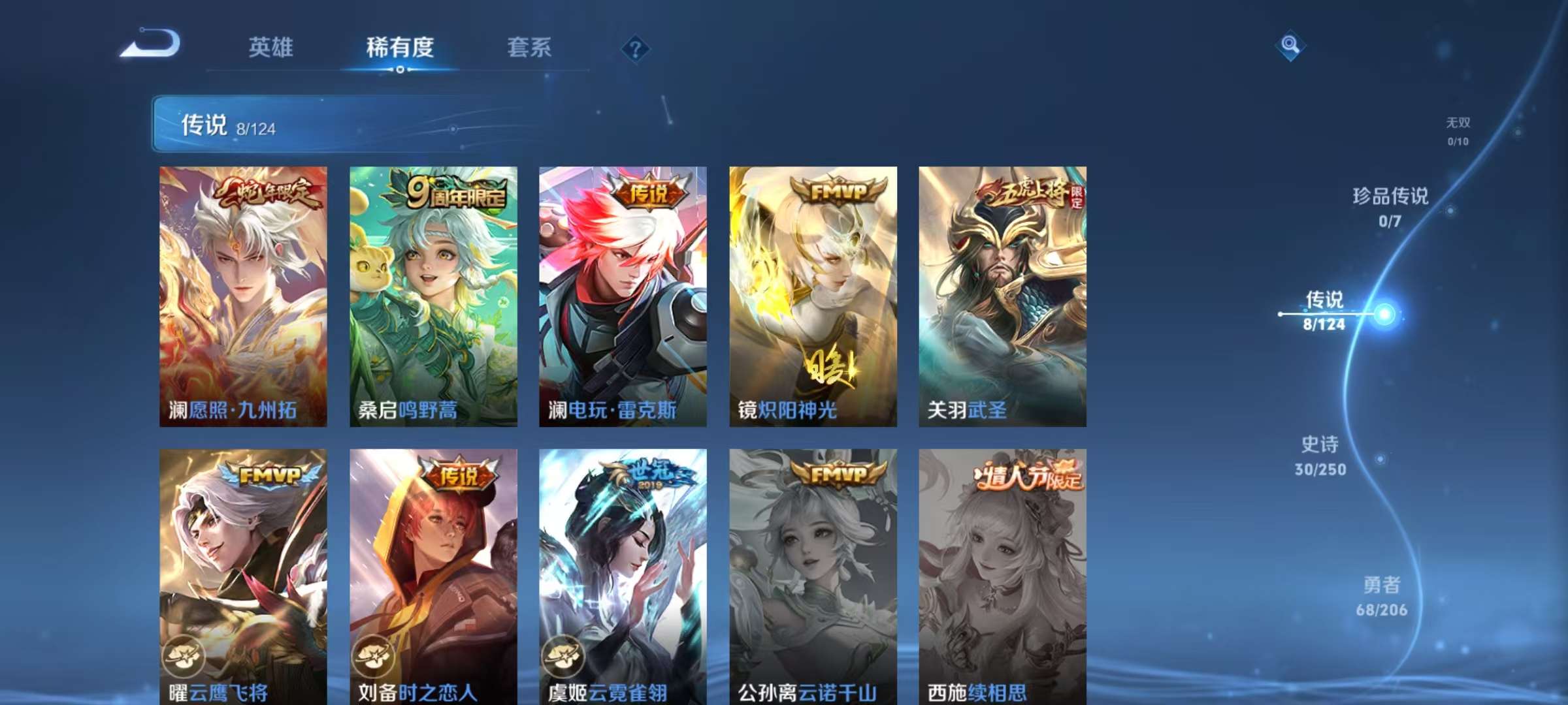 WZKM3150562王者荣耀账号详情图3 WZKM3150562王者荣耀账号详情图3
