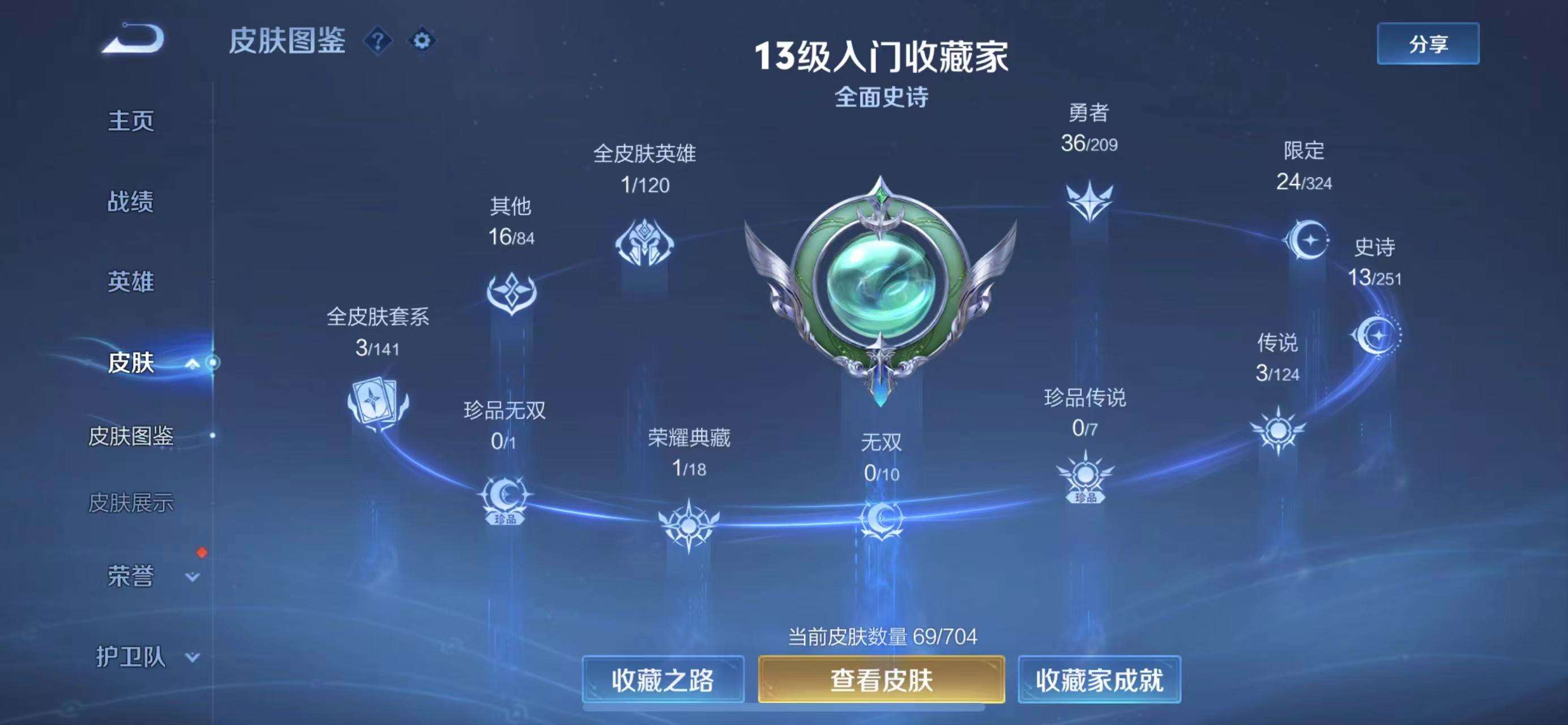 WZKM3163236王者荣耀账号详情图2 WZKM3163236王者荣耀账号详情图2