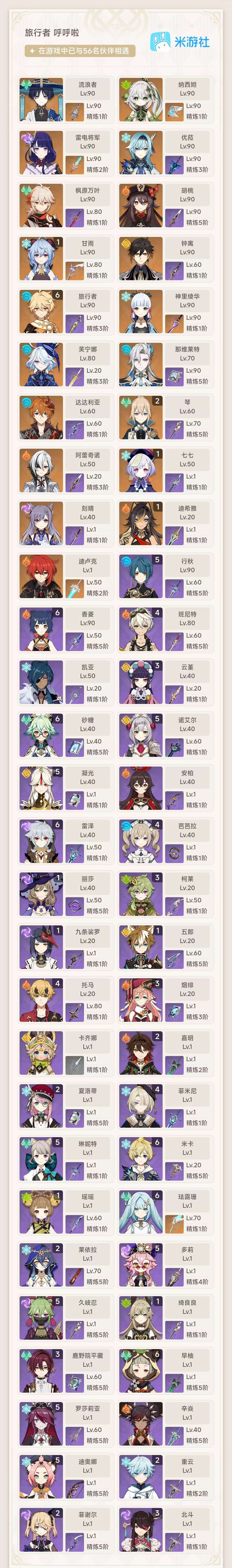 YSKM34486原神账号详情图6