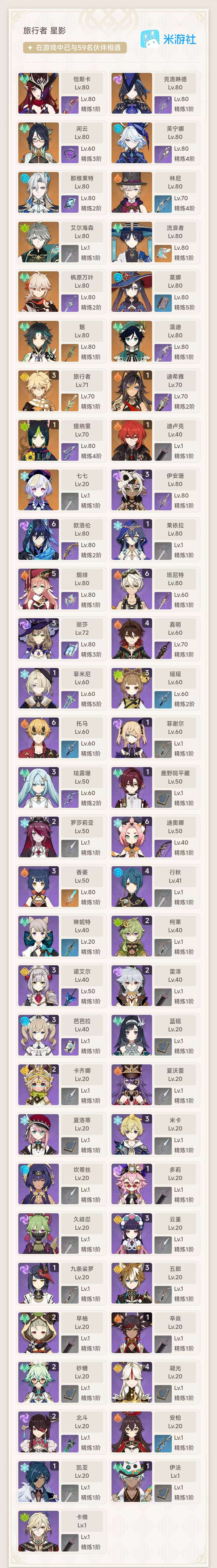 YSKM34597原神账号详情图7 YSKM34597原神账号详情图7