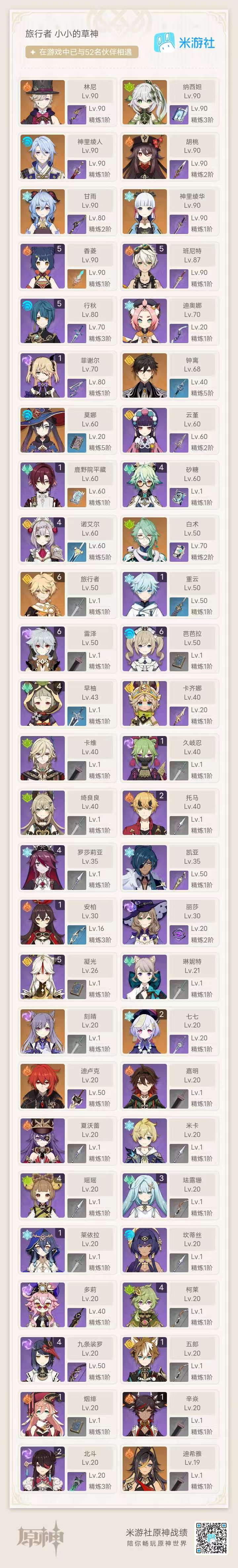 YSKM36648原神账号详情图7 YSKM36648原神账号详情图7