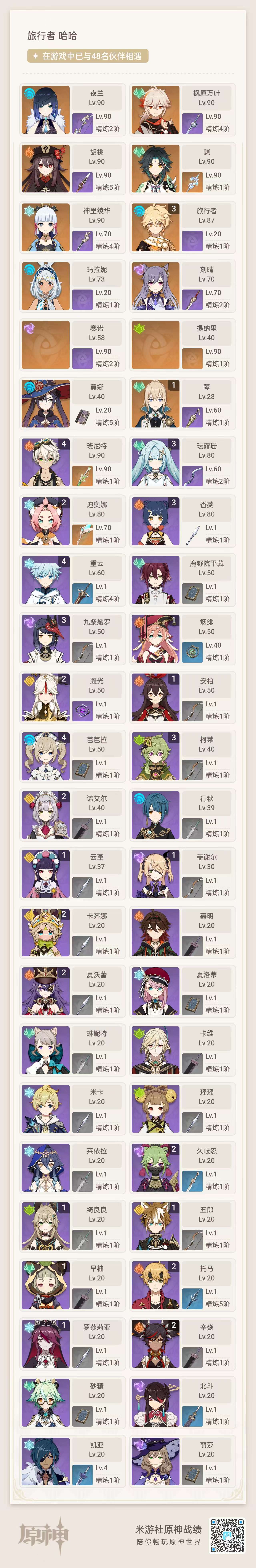 YSKM37268原神账号详情图6