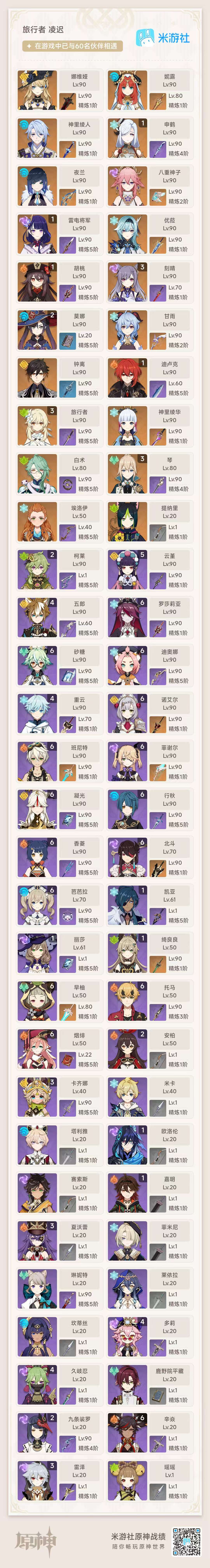 YSKM37815原神账号详情图7 YSKM37815原神账号详情图7