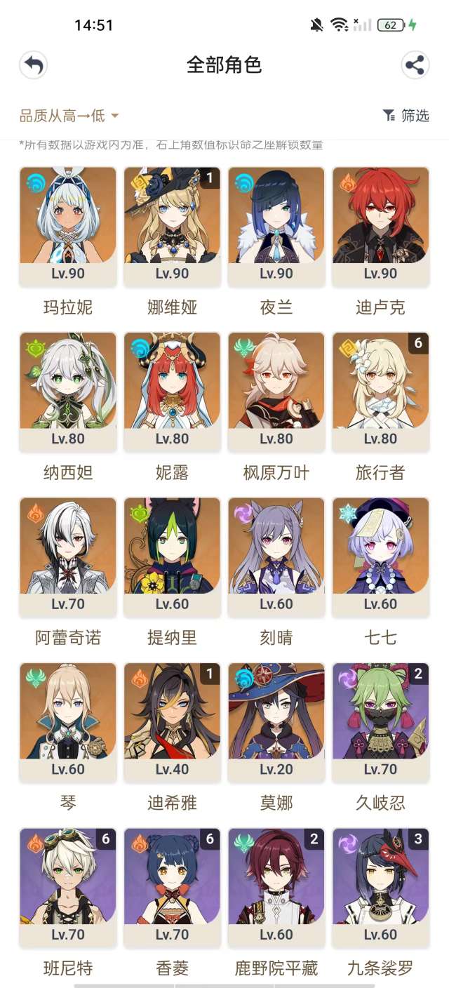 YSKM37816原神账号详情图6 YSKM37816原神账号详情图6