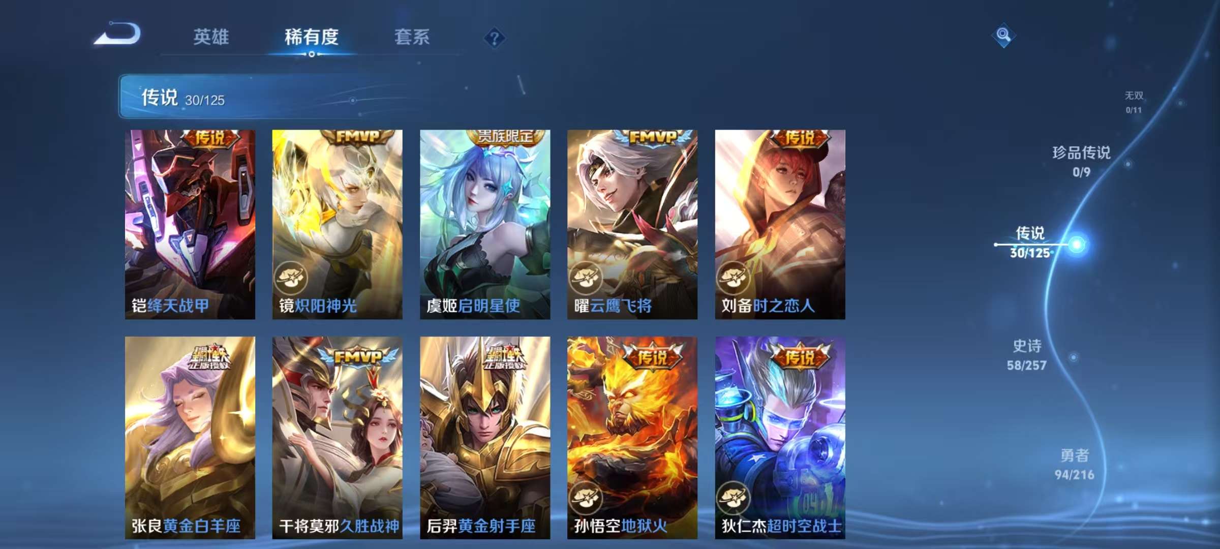WZKM3238716王者荣耀账号详情图6