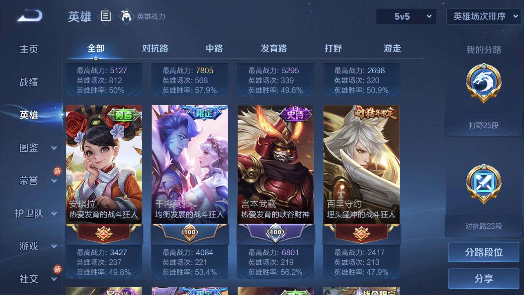 WZKM3266421王者荣耀账号详情图4
