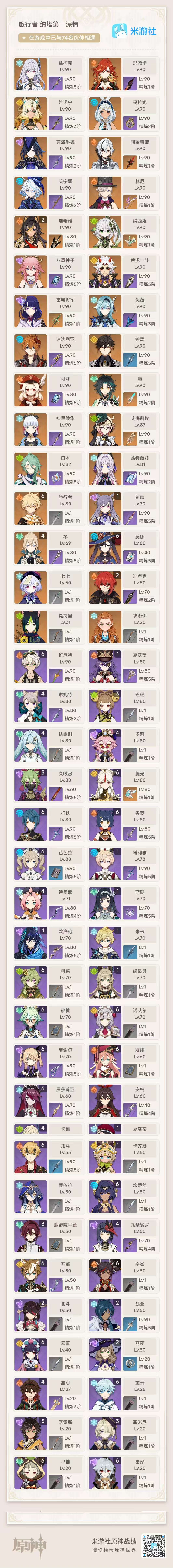 YSKM311706原神账号详情图8